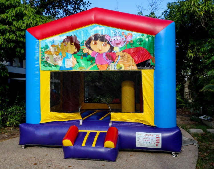 Dora and Diego Themed Bounce house
