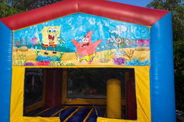 Sponge Bob Square Pants Themed Bounce house